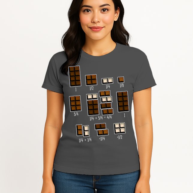 Chocolate Fractions Womens T-Shirt