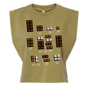 Chocolate Fractions Garment-Dyed Women's Muscle Tee