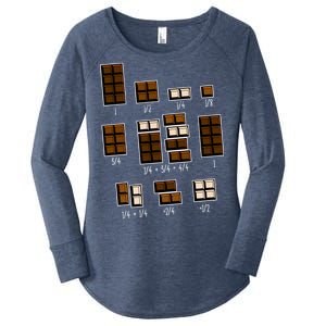 Chocolate Fractions Women's Perfect Tri Tunic Long Sleeve Shirt