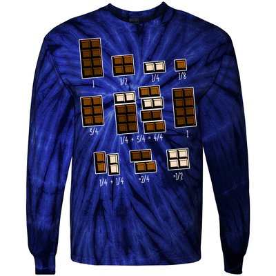 Chocolate Fractions Tie-Dye Long Sleeve Shirt