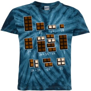 Chocolate Fractions Kids Tie-Dye T-Shirt