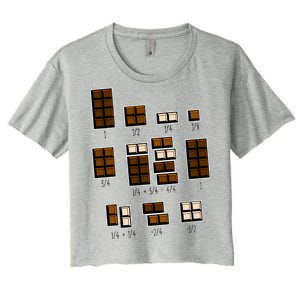 Chocolate Fractions Women's Crop Top Tee