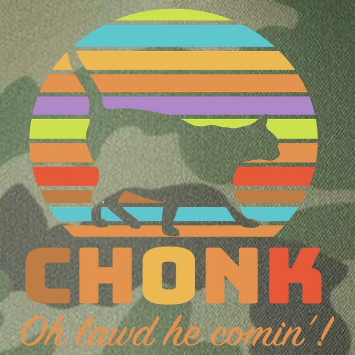 Chonk Scale Cat Meme Legacy Tie Dye Trucker Hat