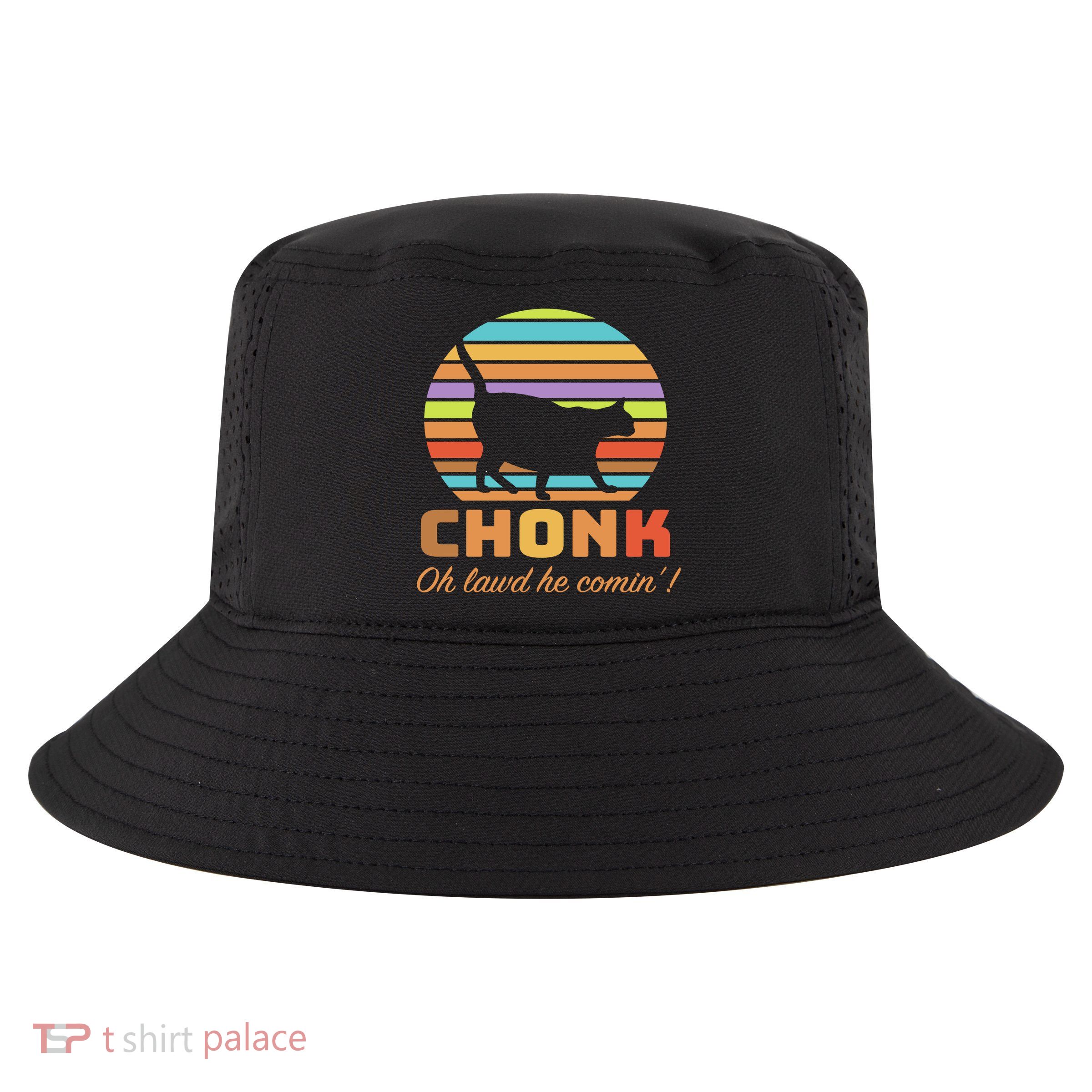 Chonk Scale Cat Meme Cool Comfort Performance Bucket Hat