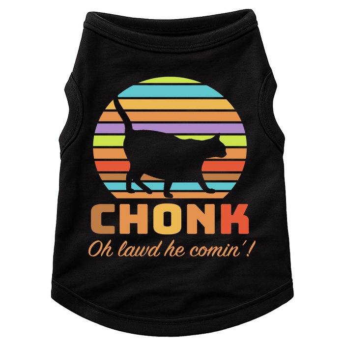 Chonk Scale Cat Meme Doggie Tank