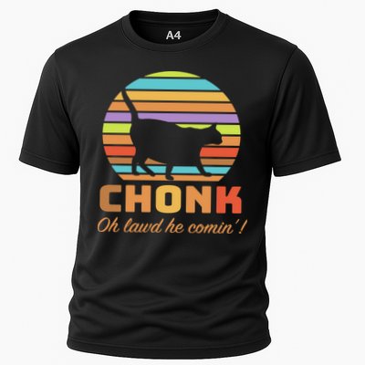Chonk Scale Cat Meme Performance Shirt