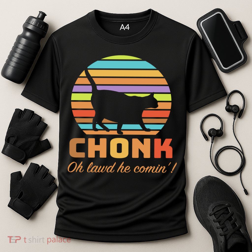 Chonk Scale Cat Meme Performance Shirt