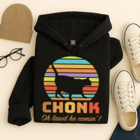Chonk Scale Cat Meme Hoodie