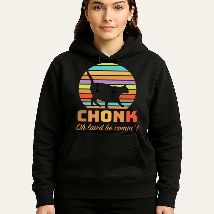 Chonk Scale Cat Meme Hoodie