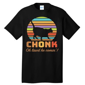 Chonk Scale Cat Meme Tall T-Shirt