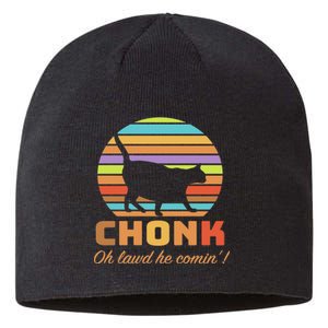 Chonk Scale Cat Meme Sustainable Beanie