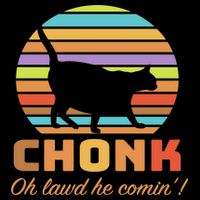 Chonk Scale Cat Meme 16 in Basic Backpack