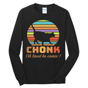 Chonk Scale Cat Meme Tall Long Sleeve T-Shirt