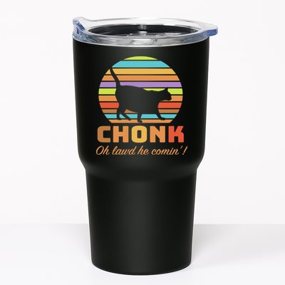 Chonk Scale Cat Meme Tumbler