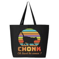 Chonk Scale Cat Meme 25L Jumbo Tote