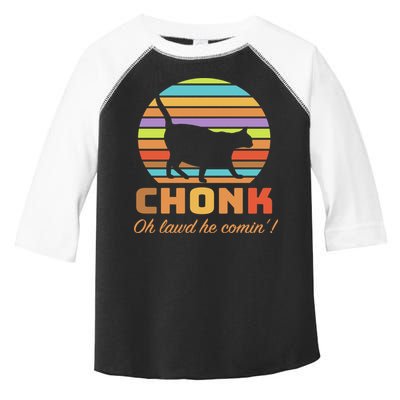 Chonk Scale Cat Meme Toddler Fine Jersey T-Shirt