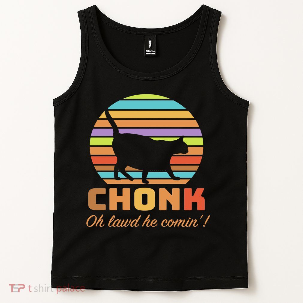 Chonk Scale Cat Meme Tank Top