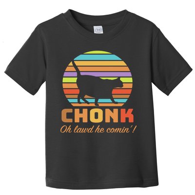 Chonk Scale Cat Meme Toddler T-Shirt