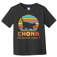 Chonk Scale Cat Meme Toddler T-Shirt