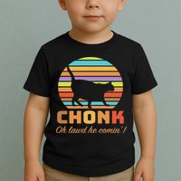 Chonk Scale Cat Meme Toddler T-Shirt