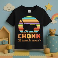 Chonk Scale Cat Meme Toddler T-Shirt