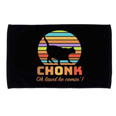 Chonk Scale Cat Meme Microfiber Hand Towel