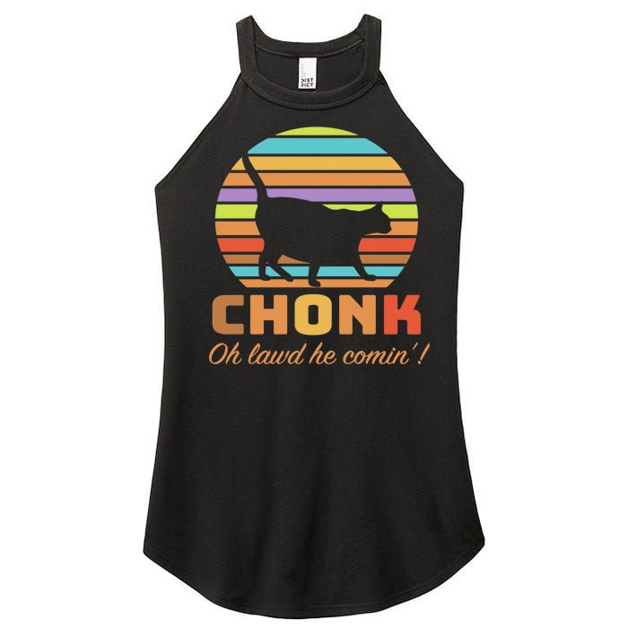 Chonk Scale Cat Meme Women's Perfect Tri Rocker Tank