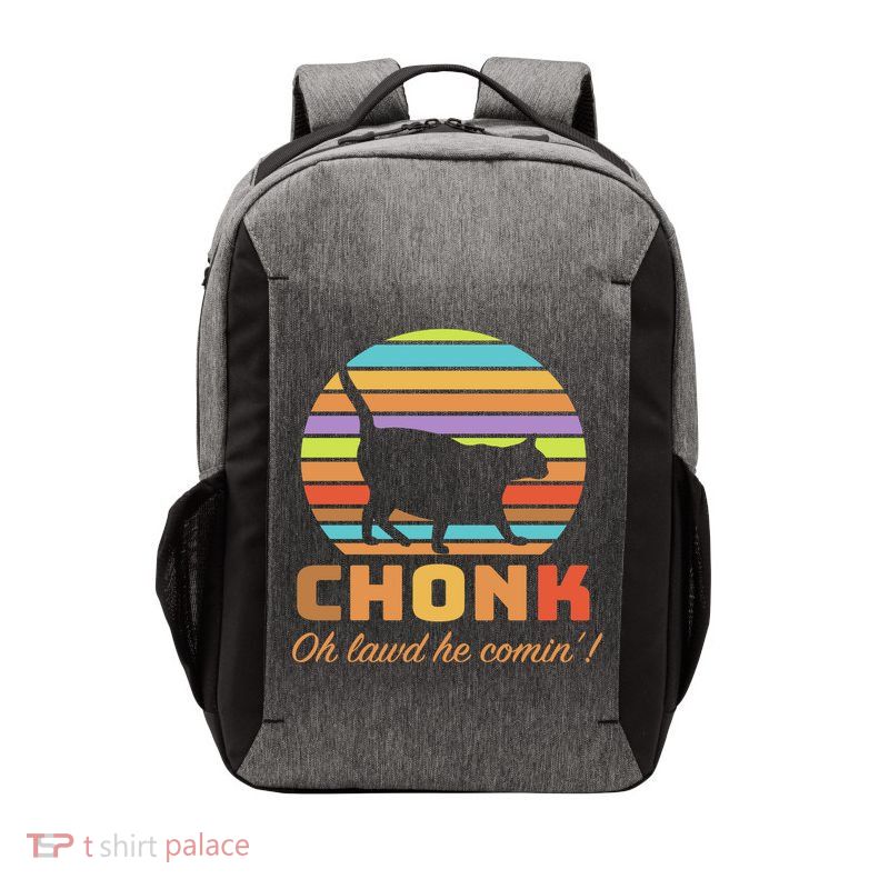 Chonk Scale Cat Meme Vector Backpack