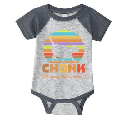 Chonk Scale Cat Meme Infant Baby Jersey Bodysuit