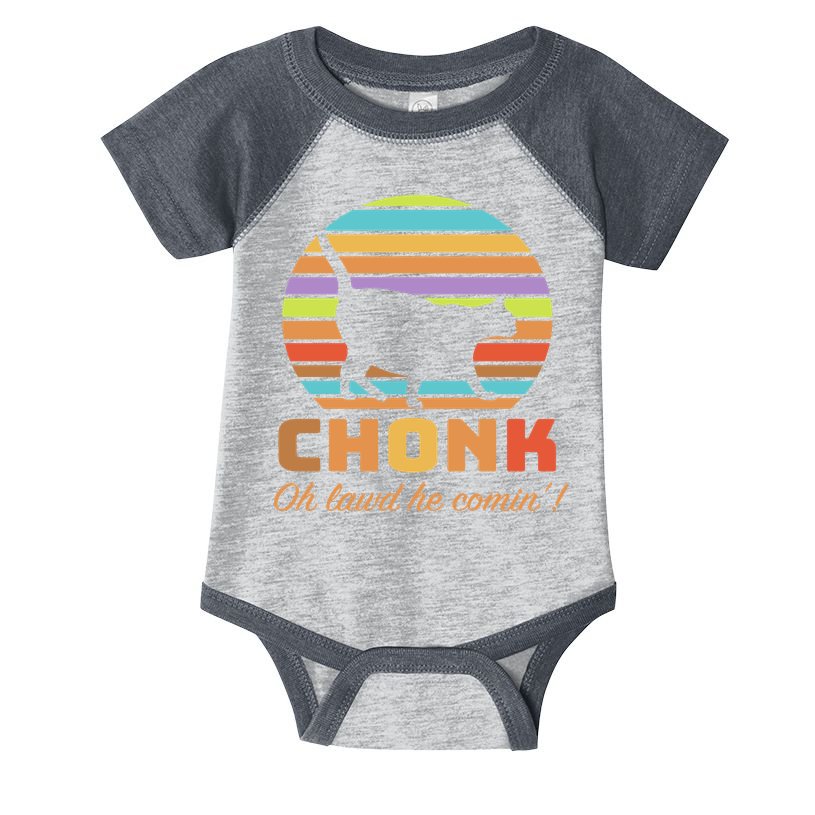 Chonk Scale Cat Meme Infant Baby Jersey Bodysuit