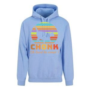 Chonk Scale Cat Meme Unisex Surf Hoodie