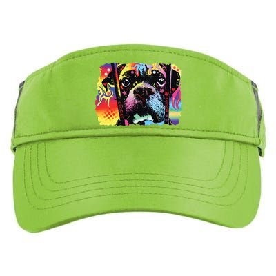 Choose Adoption Boxer Dog Dean Russo Adult Drive Performance Visor