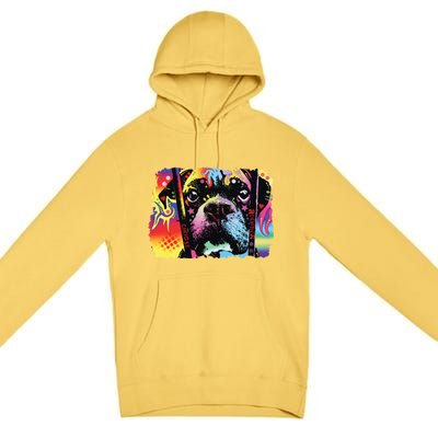 Choose Adoption Boxer Dog Dean Russo Premium Pullover Hoodie