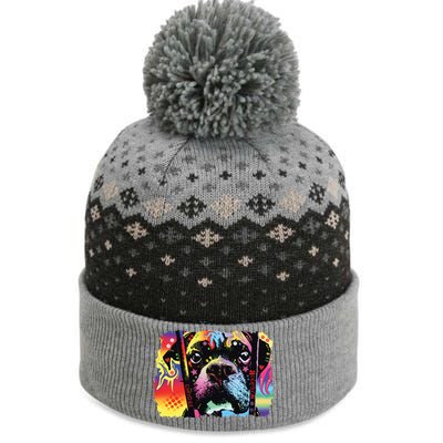 Choose Adoption Boxer Dog Dean Russo The Baniff Cuffed Pom Beanie