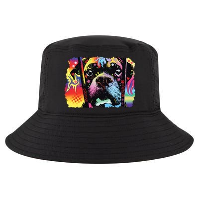 Choose Adoption Boxer Dog Dean Russo Cool Comfort Performance Bucket Hat