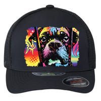 Choose Adoption Boxer Dog Dean Russo Flexfit Unipanel Trucker Cap