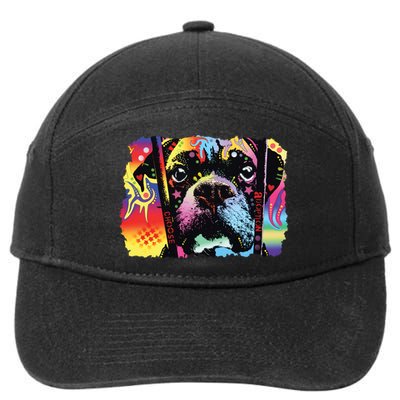 Choose Adoption Boxer Dog Dean Russo 7-Panel Snapback Hat