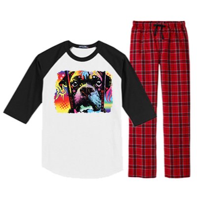 Choose Adoption Boxer Dog Dean Russo Raglan Sleeve Pajama Set