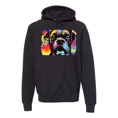 Choose Adoption Boxer Dog Dean Russo Premium Hoodie