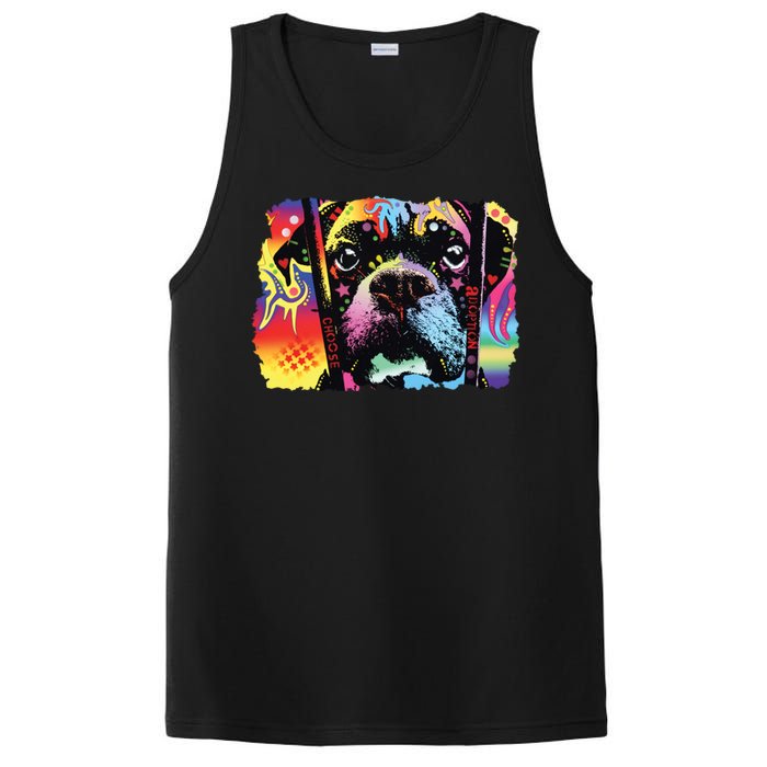 Choose Adoption Boxer Dog Dean Russo PosiCharge Competitor Tank