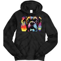 Choose Adoption Boxer Dog Dean Russo Tie Dye Hoodie