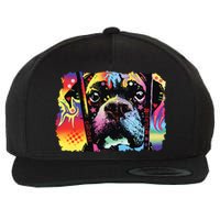 Choose Adoption Boxer Dog Dean Russo Wool Snapback Cap