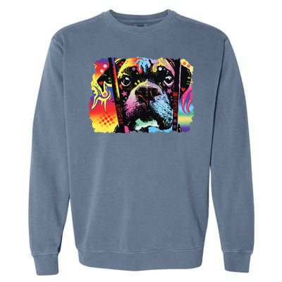 Choose Adoption Boxer Dog Dean Russo Garment-Dyed Sweatshirt