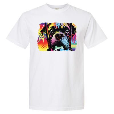 Choose Adoption Boxer Dog Dean Russo Garment-Dyed Heavyweight T-Shirt