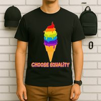 Choose Equality Rainbow Ice Cream T-Shirt