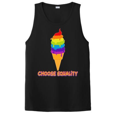 Choose Equality Rainbow Ice Cream PosiCharge Competitor Tank