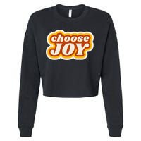 Choose Joy Cropped Pullover Crew