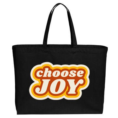 Choose Joy Cotton Canvas Jumbo Tote