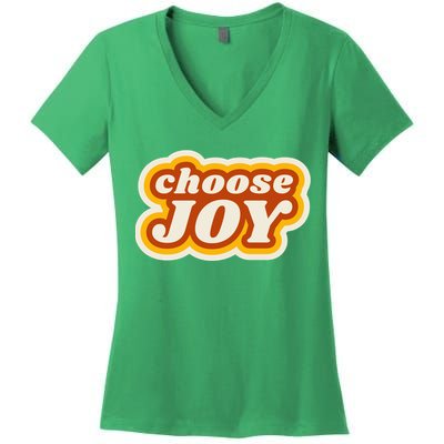 Choose Joy Women's V-Neck T-Shirt