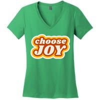 Choose Joy Women's V-Neck T-Shirt